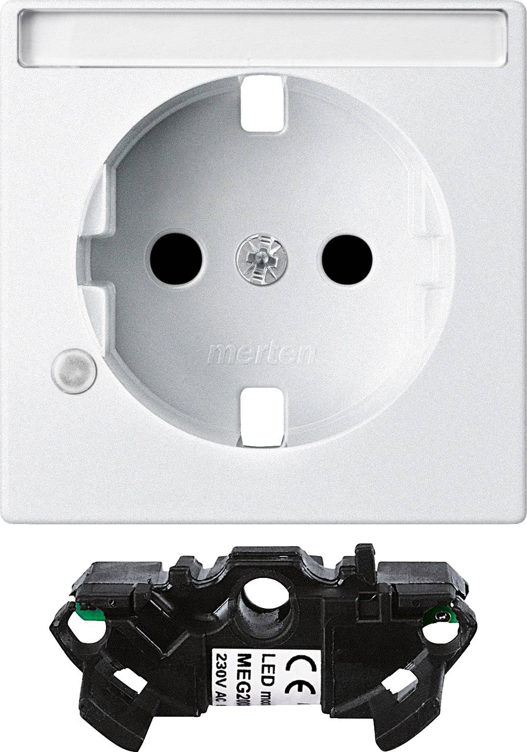 Merten Zubehör LED-Glimmlampe System M Polarweiß MEG2333-0419 1St.