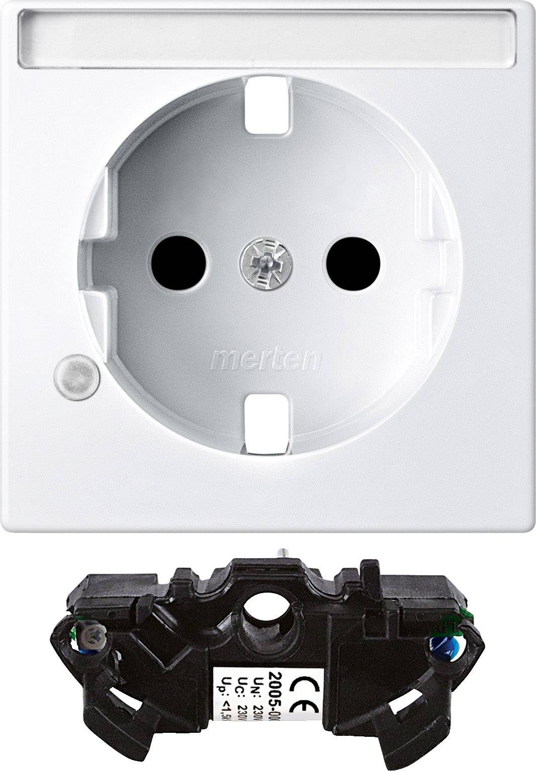 Merten Zubehör System M Polarweiß MEG2335-0319 1St.