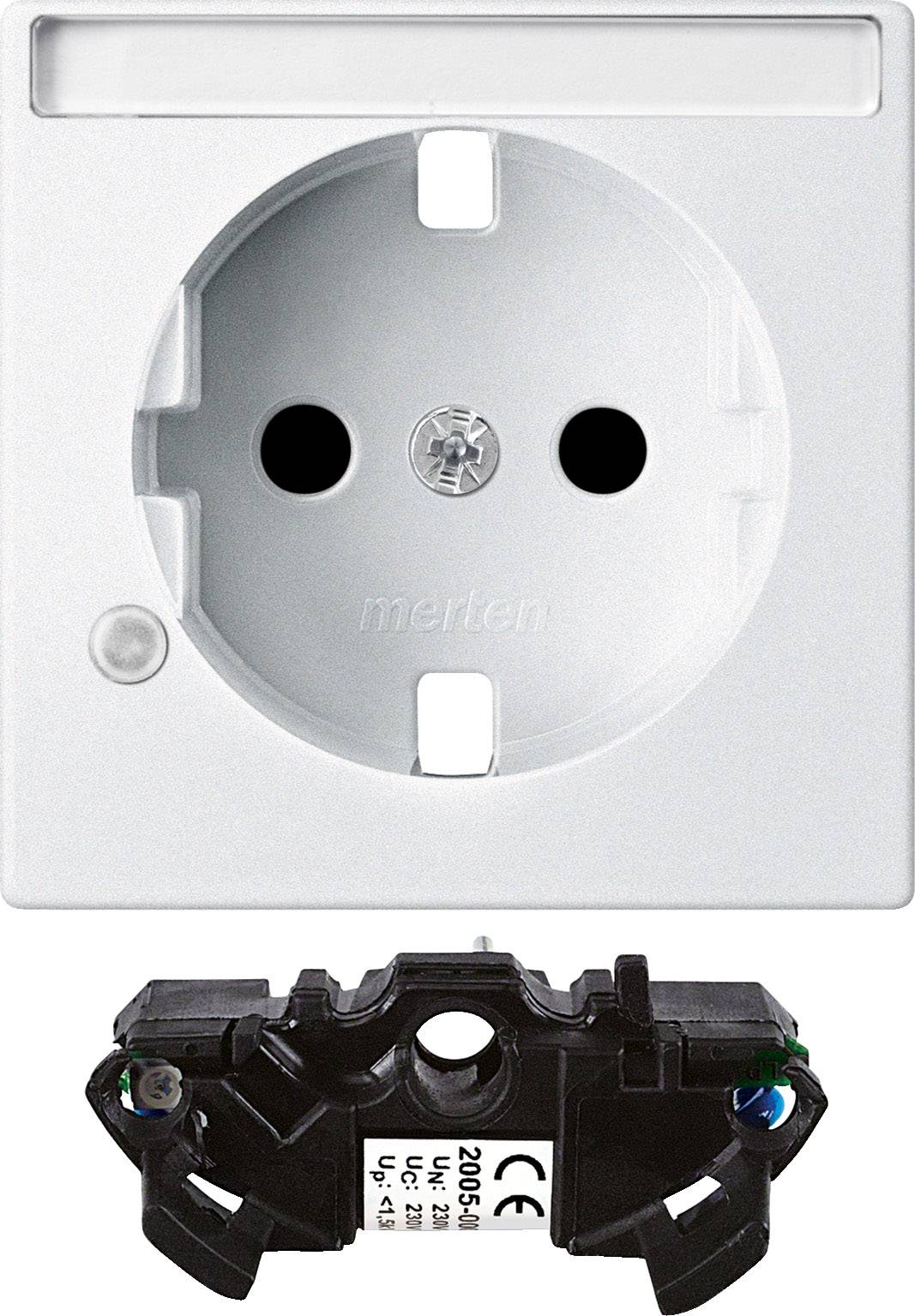 Merten Zubehör System M Polarweiß MEG2335-0419 1St.