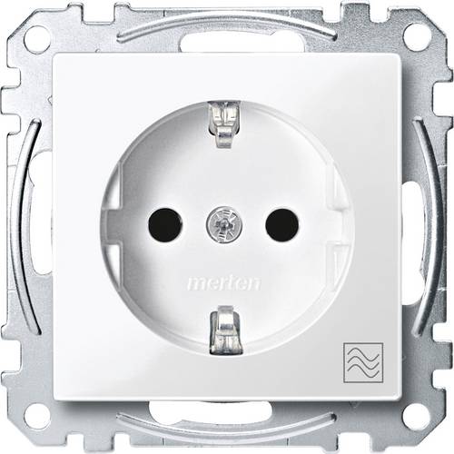 Merten Steckdose System M Polarweiß MEG2356-0319