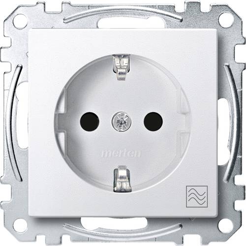 Merten Steckdose System M Polarweiß MEG2356-0419