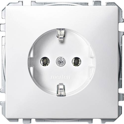 Merten Steckdose System M Polarweiß MEG2401-4219