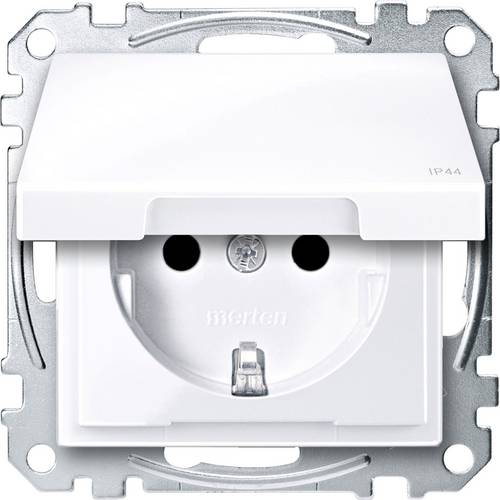 Merten Steckdose System M Weiß MEG2414-0325
