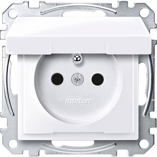 Merten Steckdose System M Weiß MEG2510-0325