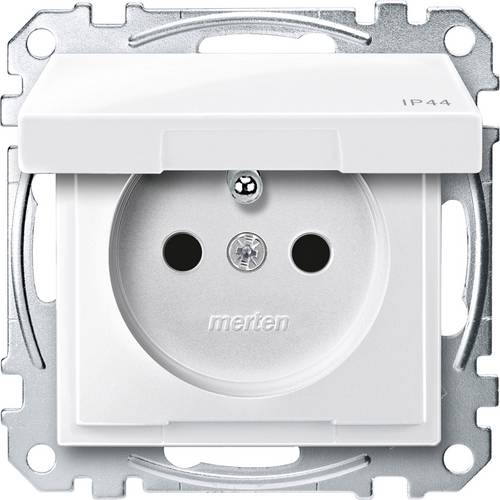 Merten Steckdose System M Polarweiß MEG2514-0319