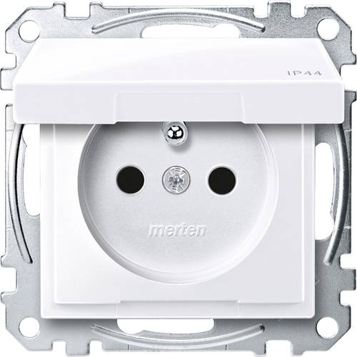 Merten Steckdose System M Weiß MEG2514-0325
