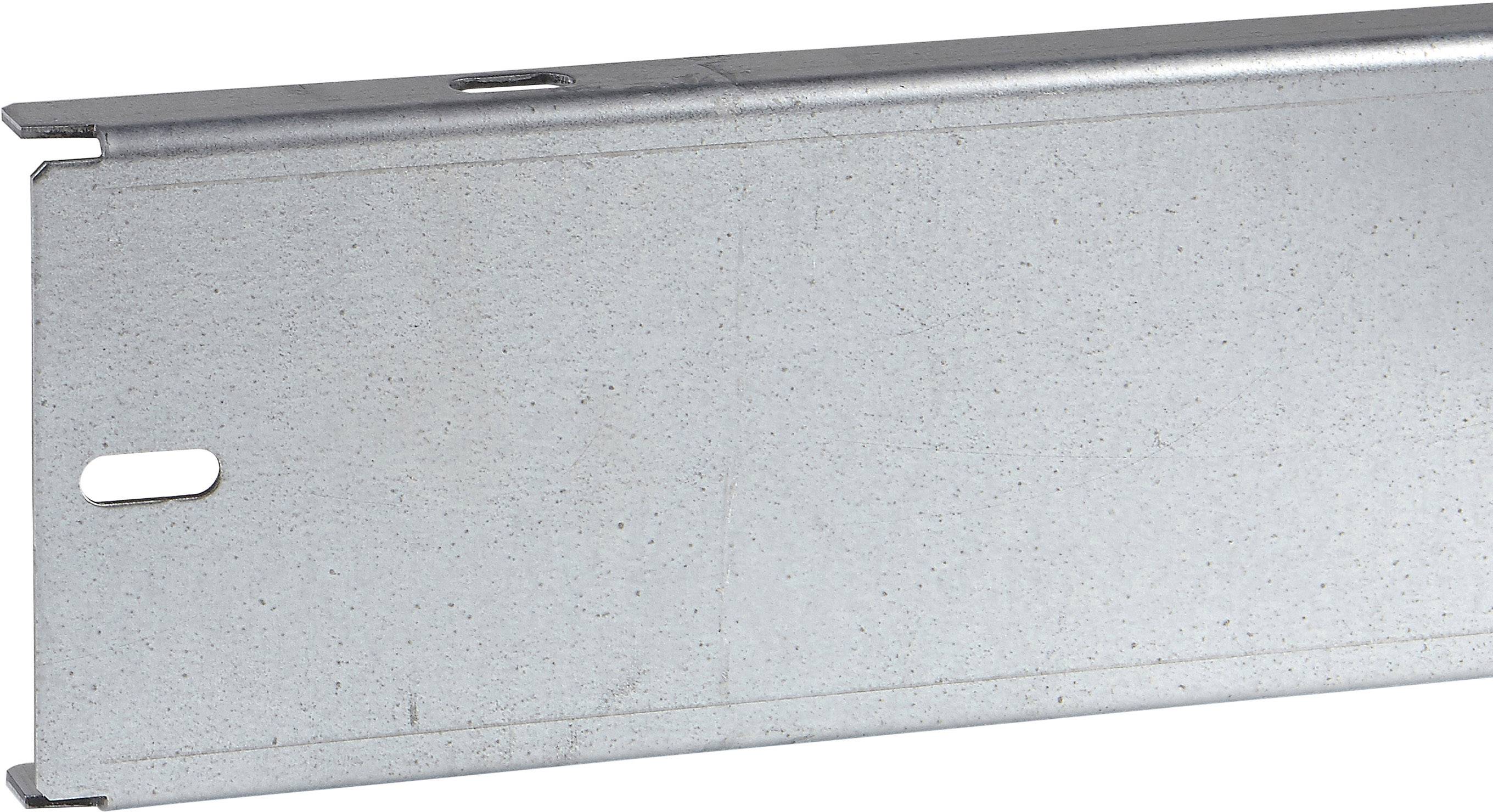 Metallträger aus silbernem Stahl, horizontal angeordnet. Geeignet für Bau- oder industrielle Anwendungen.