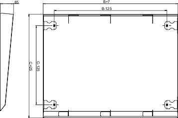 Schneider Electric NSYSC1240 Regenhaube (L x B x H) 1200 x 400 x 85 mm Stahl Lichtgrau (RAL 7035) 1 St.