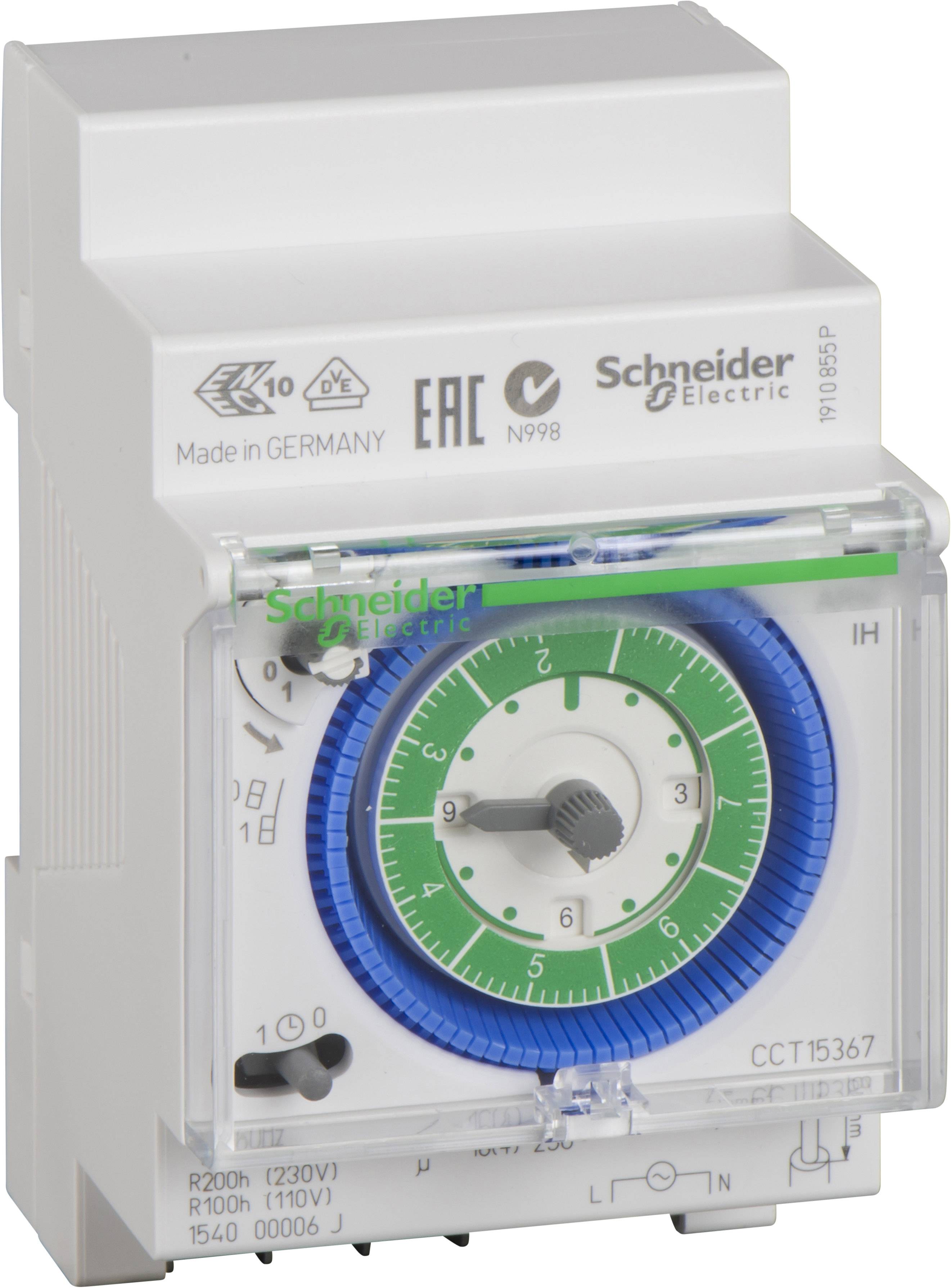 Schneider Electric CCT15367 Hutschienen-Zeitschaltuhr analog 230V
