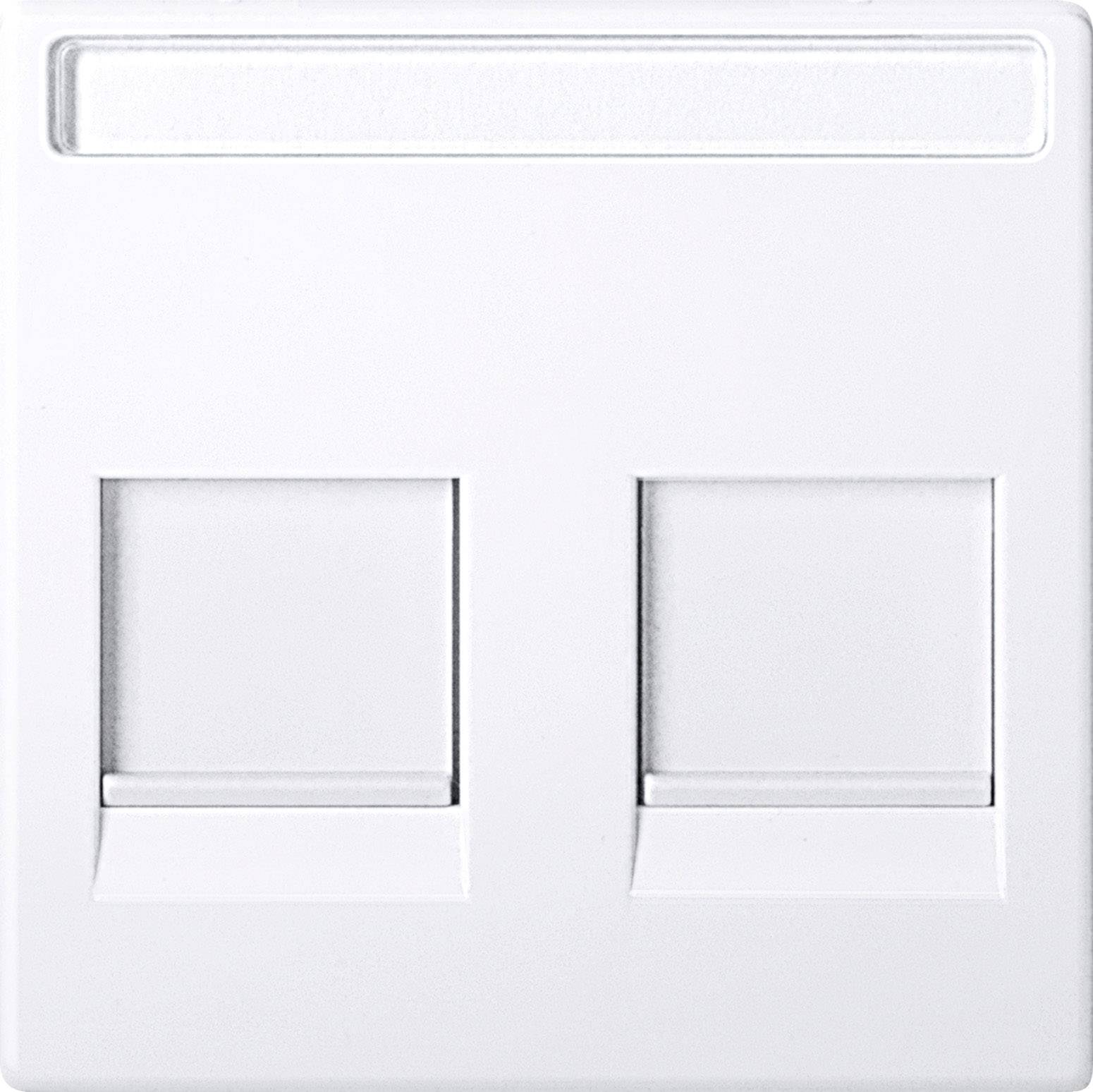 Merten Abdeckung Netzwerkdose Weiß MEG4564-0325 1St.