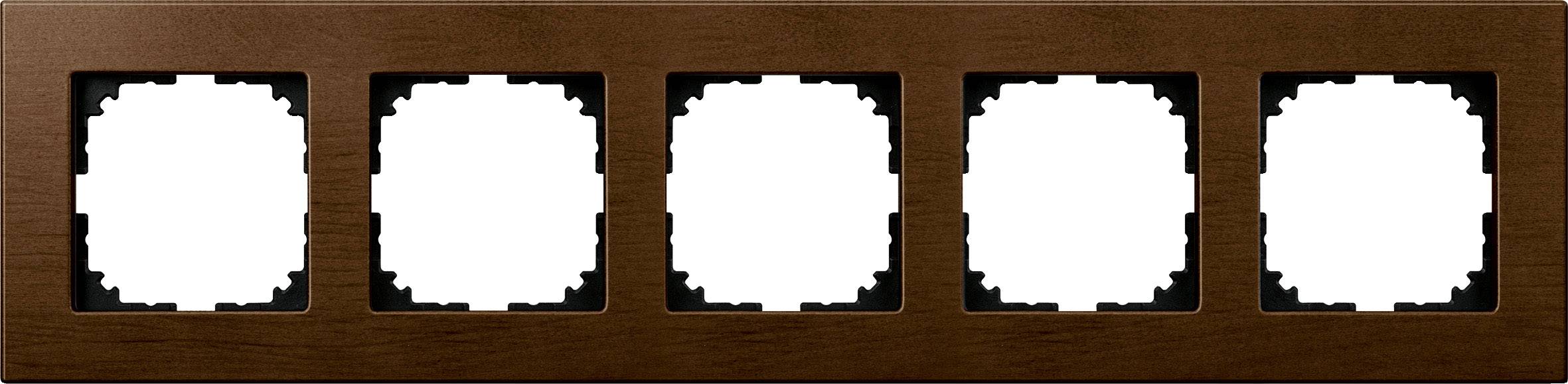 Merten Rahmen Abdeckung System M Walnuss MEG4055-3473 1St.