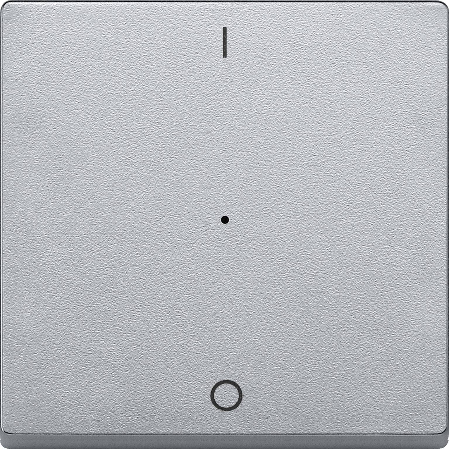 Merten Abdeckung Taster Aluminium MEG5211-0460 1St.