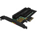 RAIDON IB-PCI215M2-HSL 2 Port M.2 Controller PCIe x4 Passend für (SSD): M.2 SATA SSD, M.2 PCIe AHCI