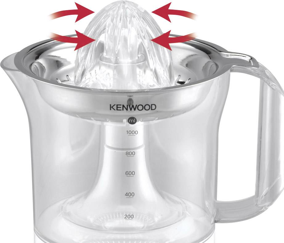 Kenwood Home Appliance Zitruspresse JE290 40W direkter Saftauslauf Weiß