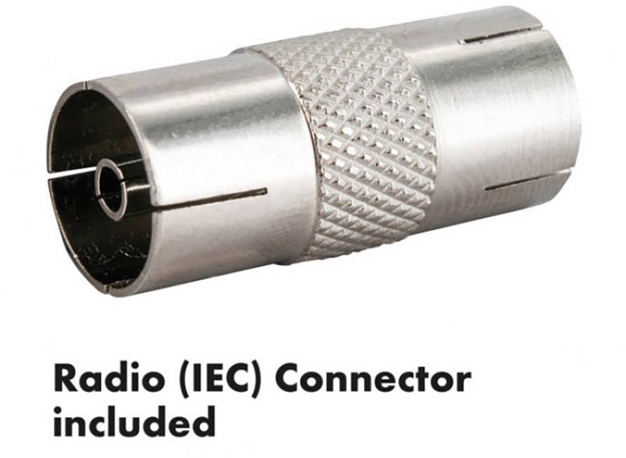 Schwaiger ZA100 Aktive DVB-T/T2 Flachantenne Innenbereich Verstärkung: 36 dB Weiß