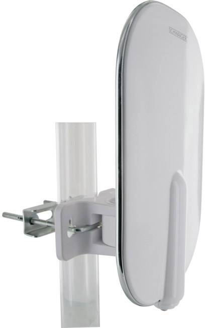 Schwaiger DTA4000 Aktive DVB-T/T2 Flachantenne Außenbereich Verstärkung: 36 dB Weiß
