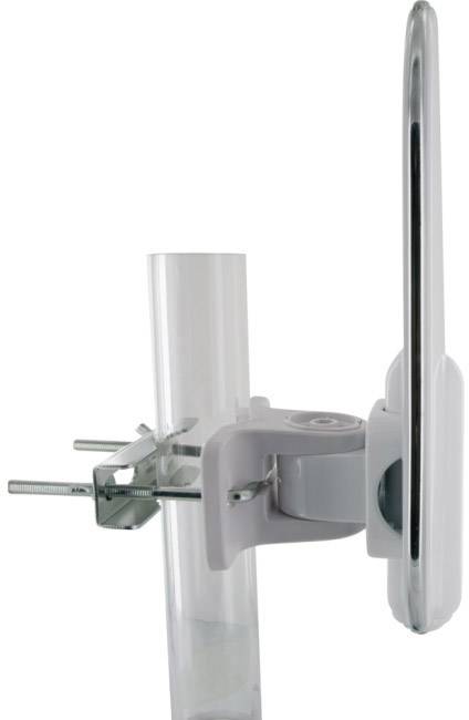 Schwaiger DTA4000 Aktive DVB-T/T2 Flachantenne Außenbereich Verstärkung: 36 dB Weiß