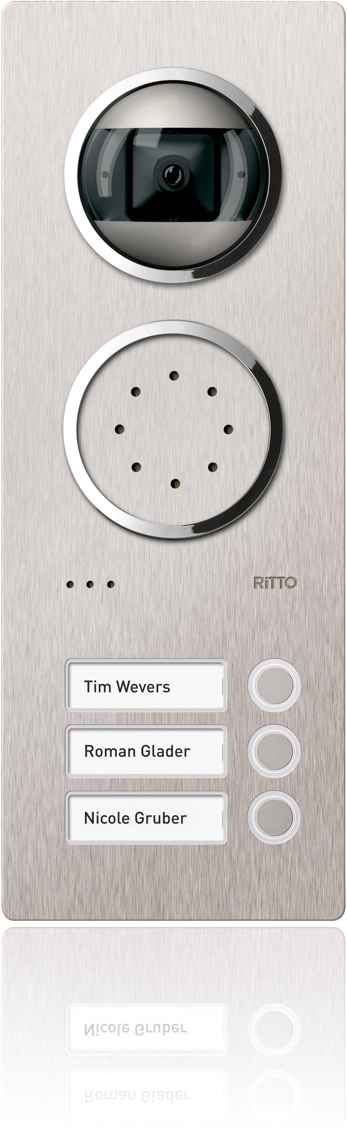 Ritto by Schneider 1815320 Video-Türsprechanlage Edelstahl