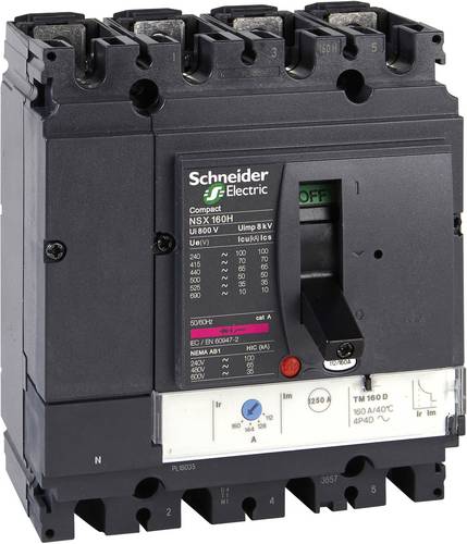 Schneider Electric LV430691 Leistungsschalter 1 St. Schaltspannung (max.): 690 V/AC (B x H x T) 140