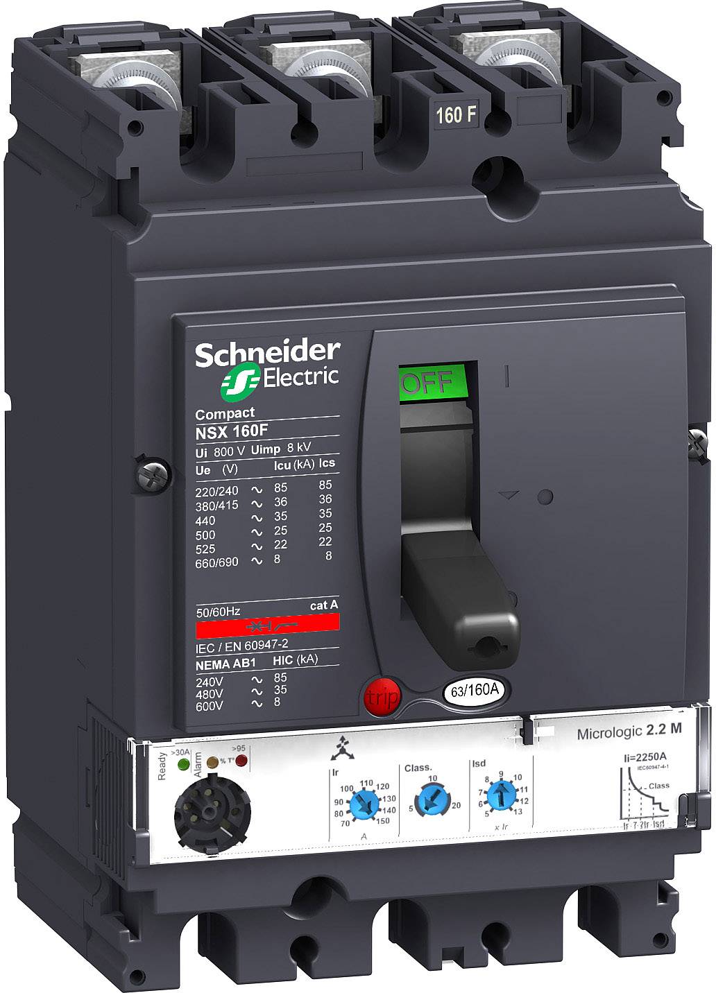 Schneider Electric LV430770 Leistungsschalter 1 St. Schaltspannung (max.): 690 V/AC (B x H x T) 105 x 161 x 86 mm