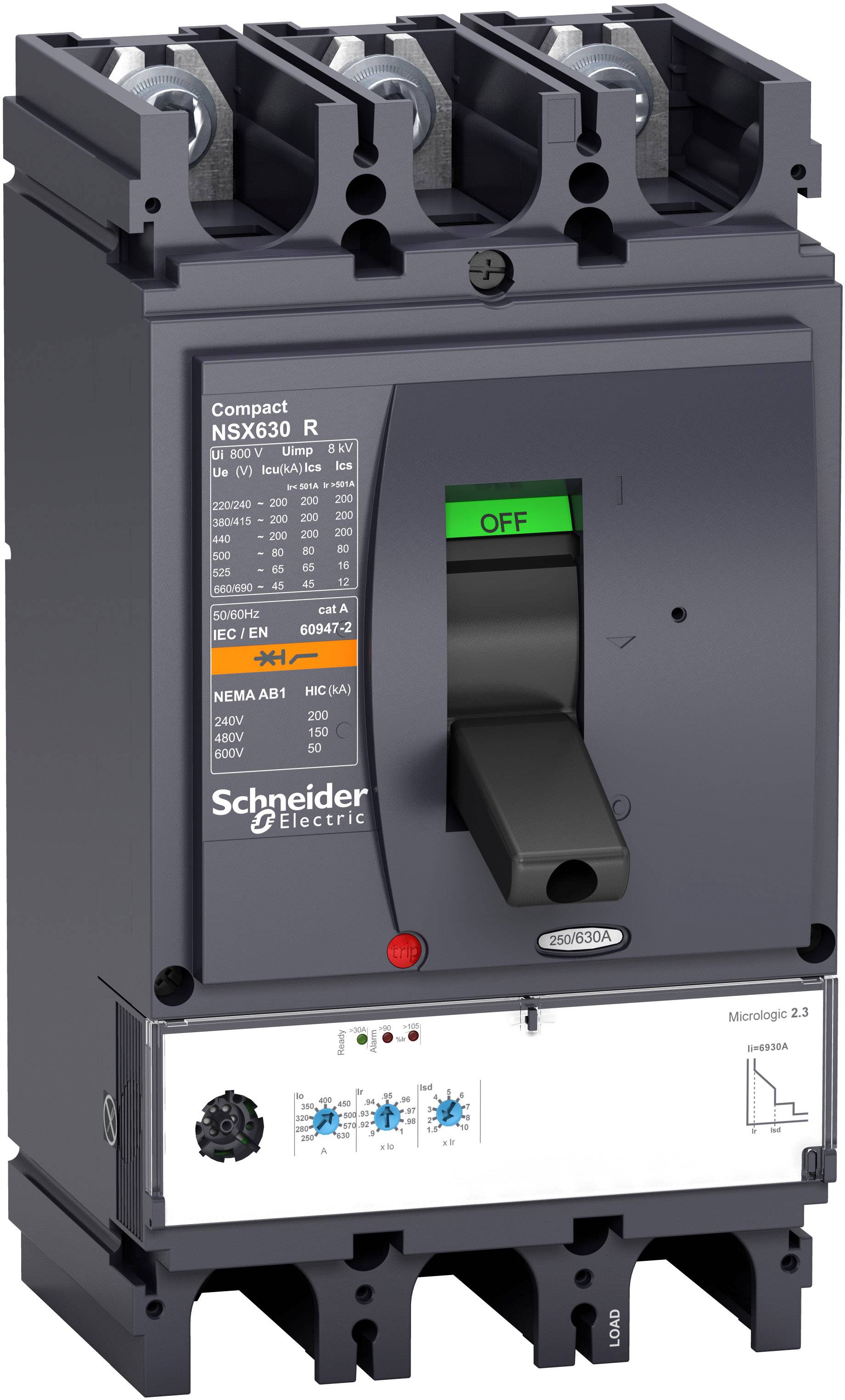 Schneider Electric LV433700 Leistungsschalter 1 St. Schaltspannung (max.): 690 V/AC (B x H x T) 140 x 255 x 110 mm
