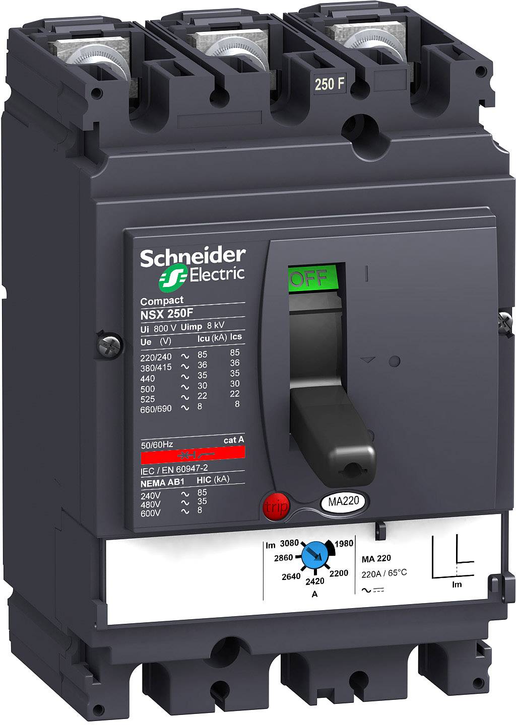 Schneider Electric LV431749 1 St. (L x B x H) 86 x 105 x 161 mm