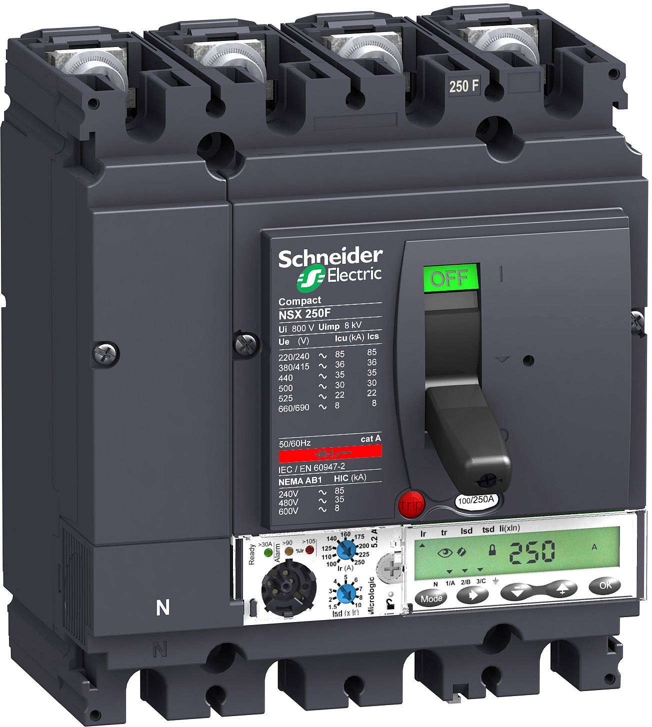 Schneider Electric LV431865 Leistungsschalter 1 St. Schaltspannung (max.): 690 V/AC (B x H x T) 140 x 161 x 86 mm