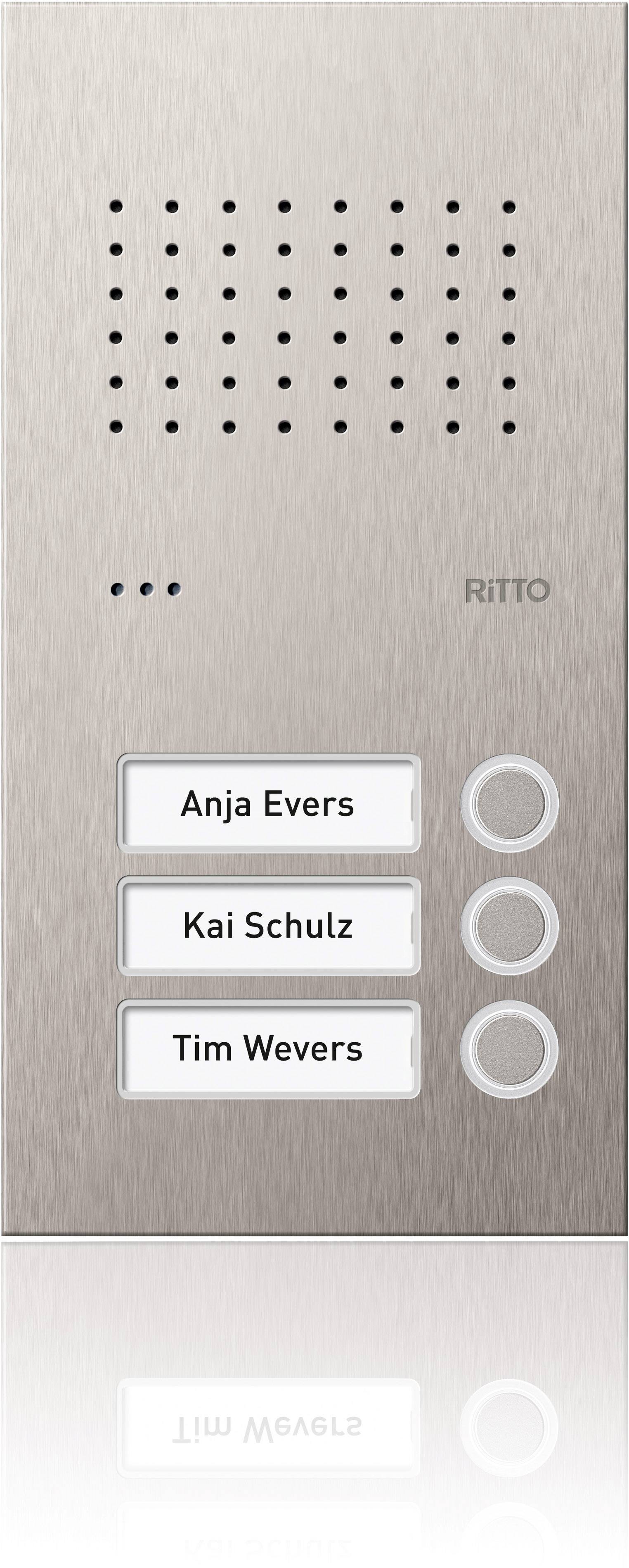 Ritto by Schneider RGE1810325 Türsprechanlage Edelstahl