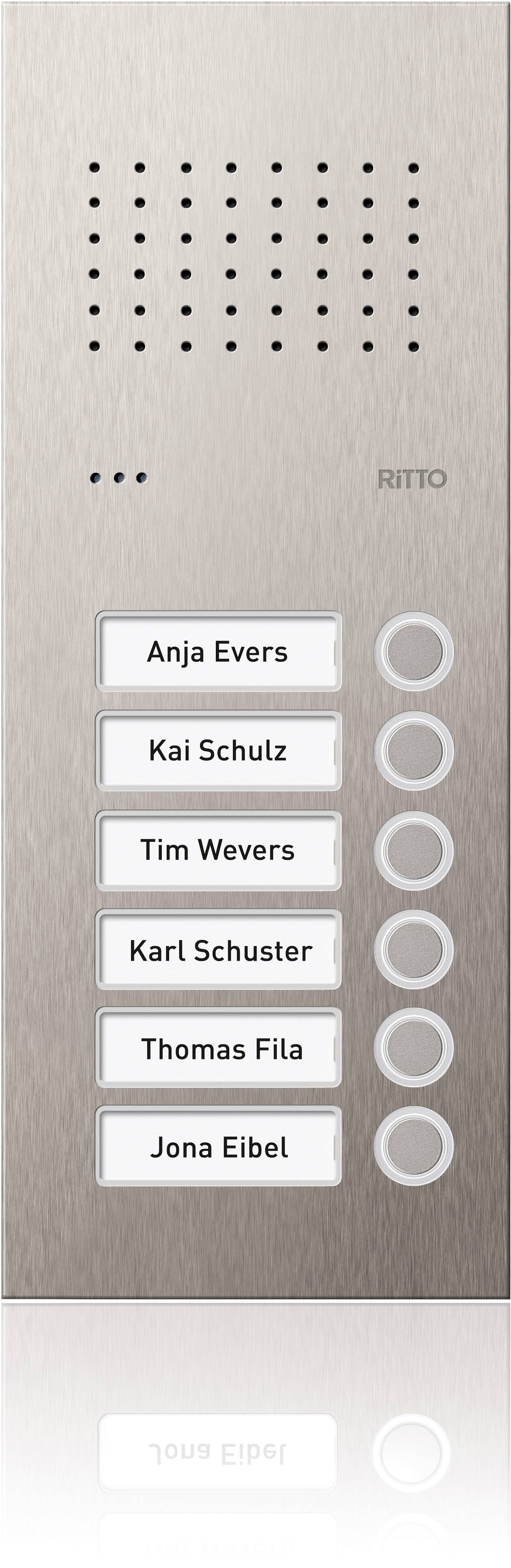 Ritto by Schneider RGE1810625 Türsprechanlage Edelstahl