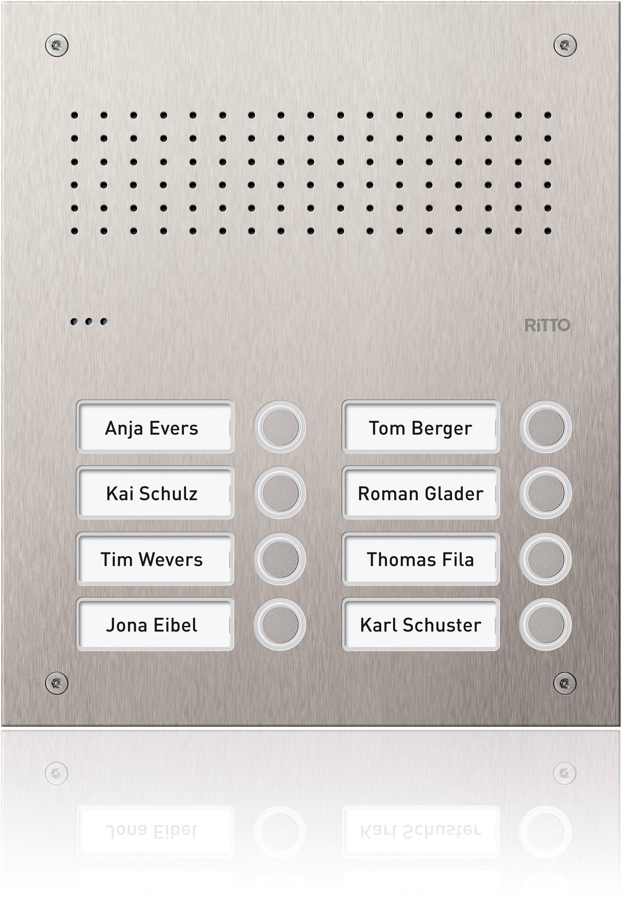 Ritto by Schneider RGE1812125 Türsprechanlage Edelstahl