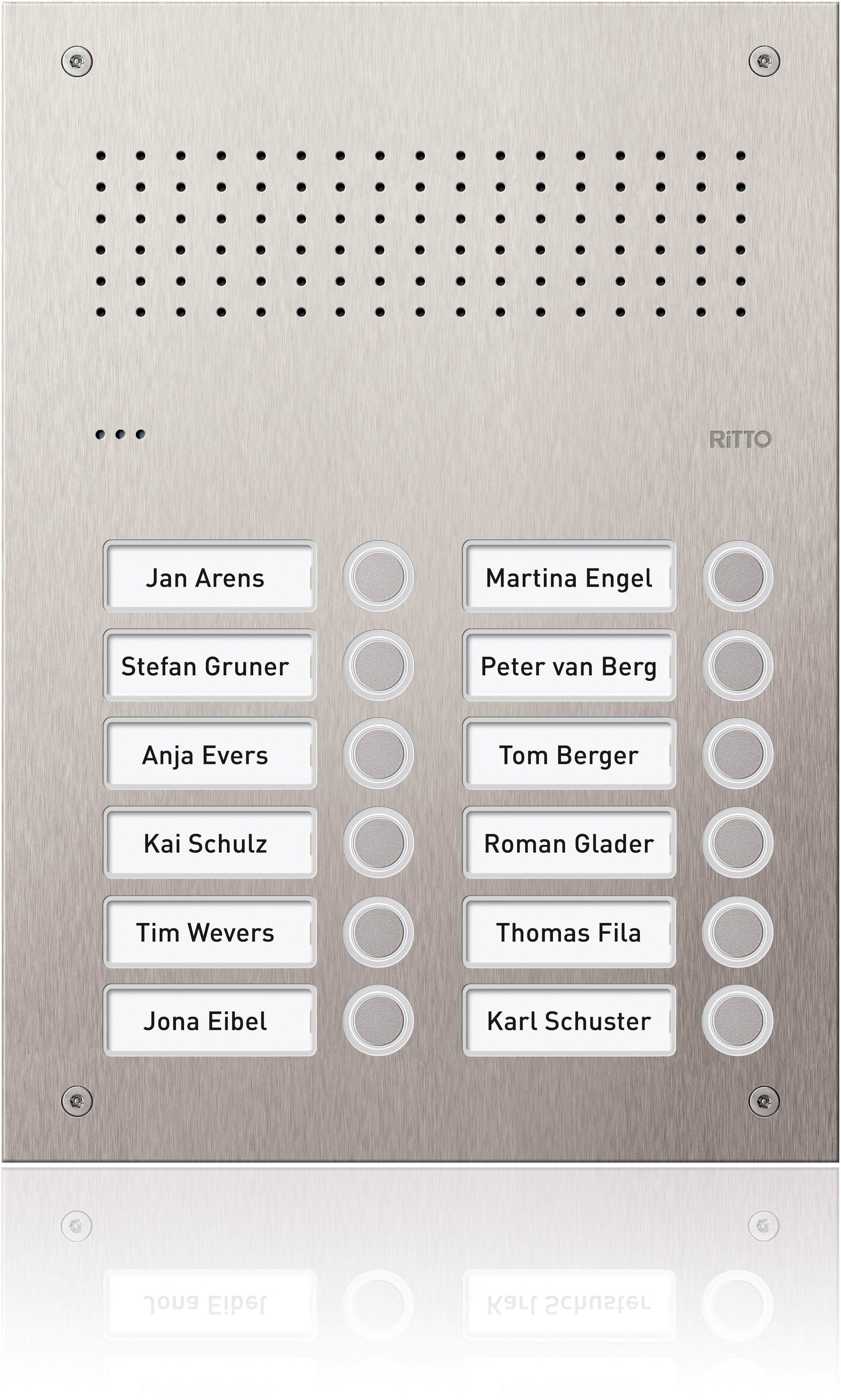 Ritto by Schneider RGE1812325 Türsprechanlage Edelstahl