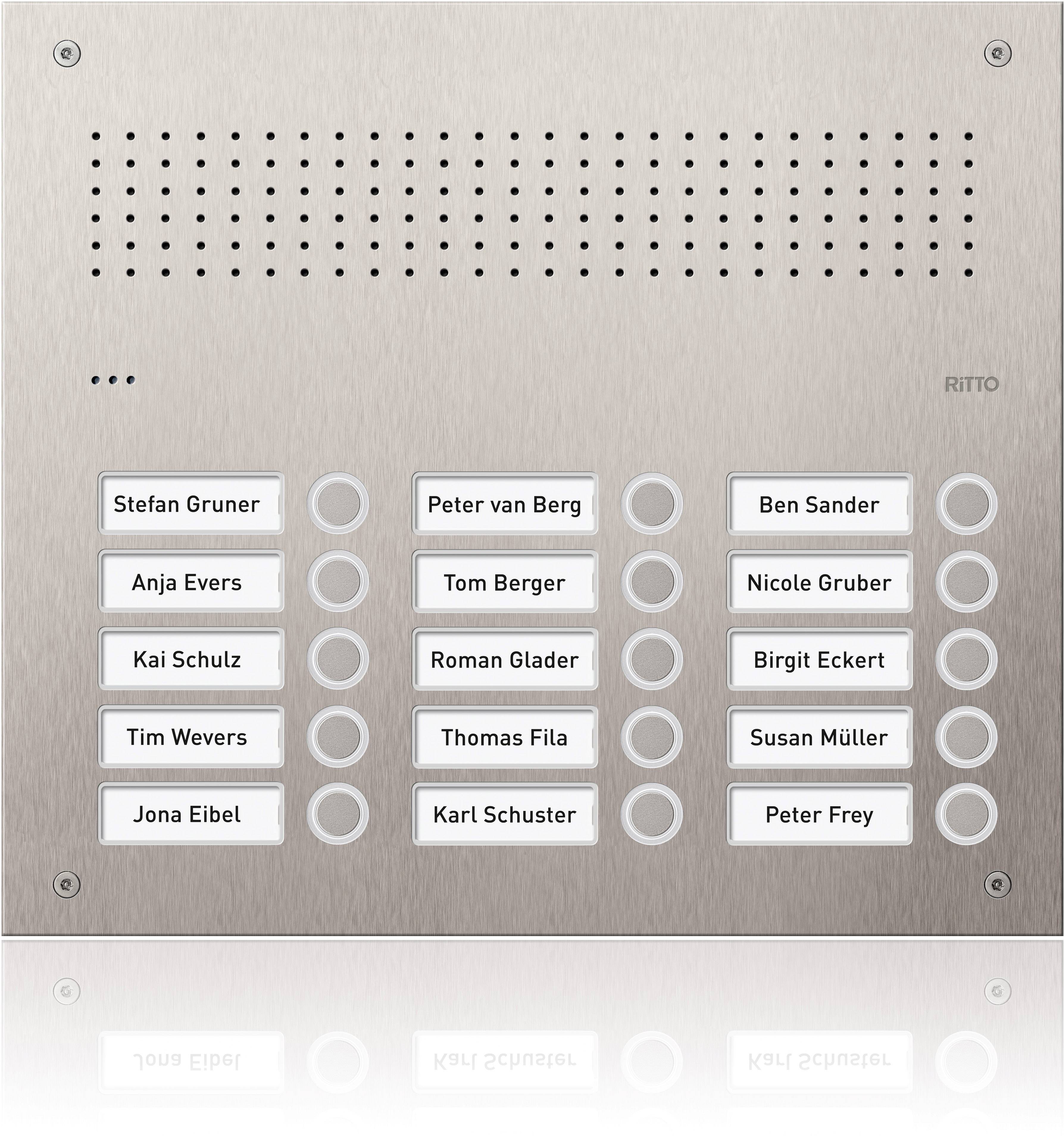 Ritto by Schneider RGE1813125 Türsprechanlage Edelstahl