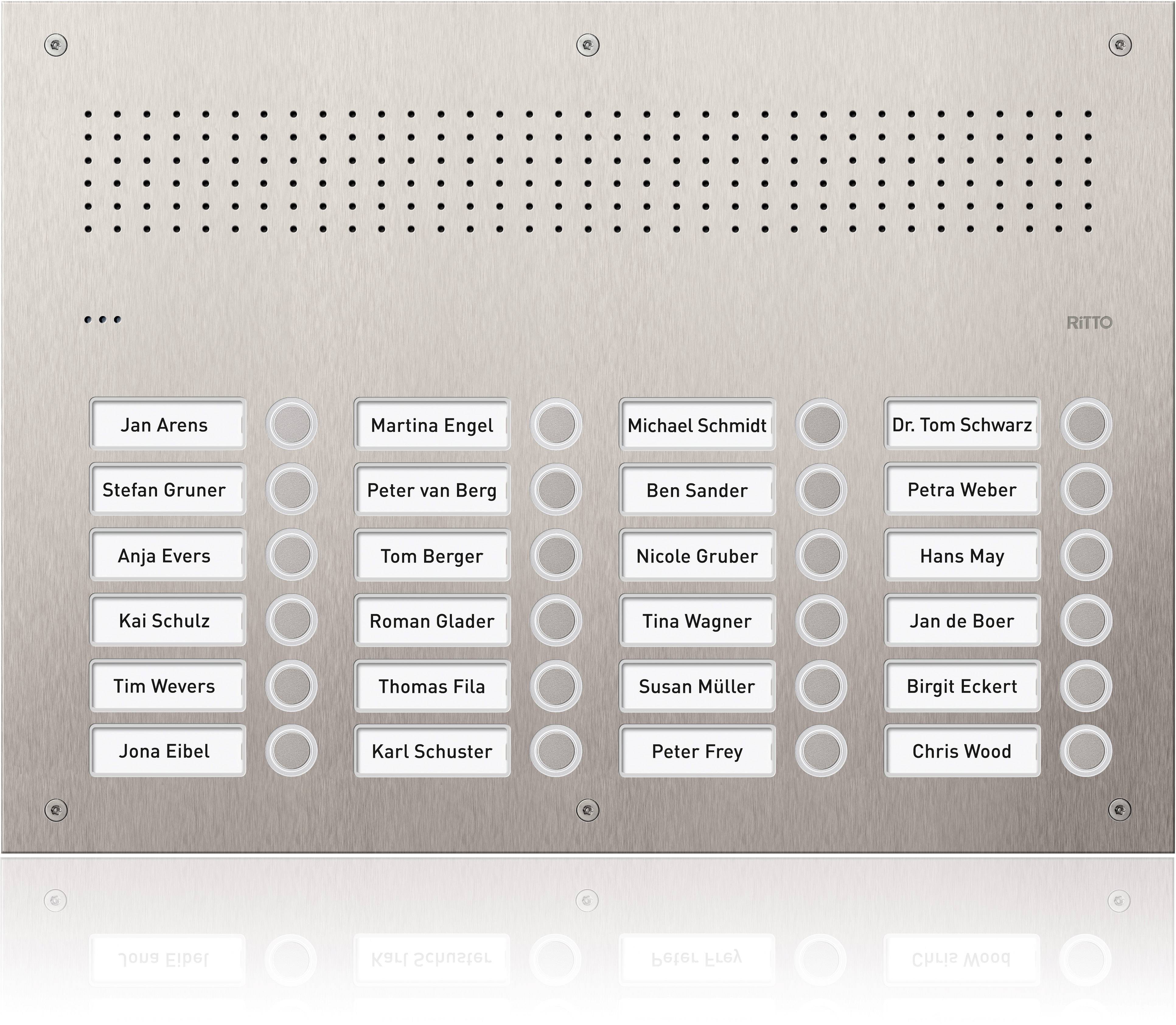 Ritto by Schneider RGE1814225 Türsprechanlage Edelstahl