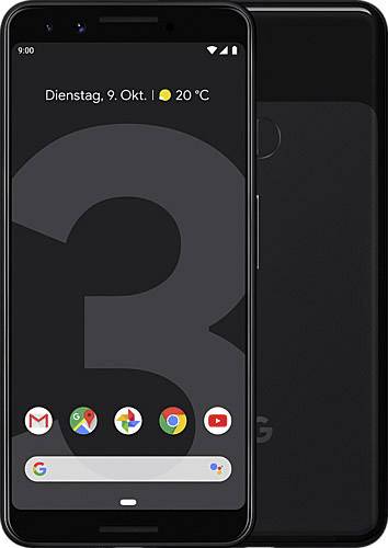Google Pixel 3 64 GB Schwarz 13.9 cm (5.46 Zoll) Smartphone