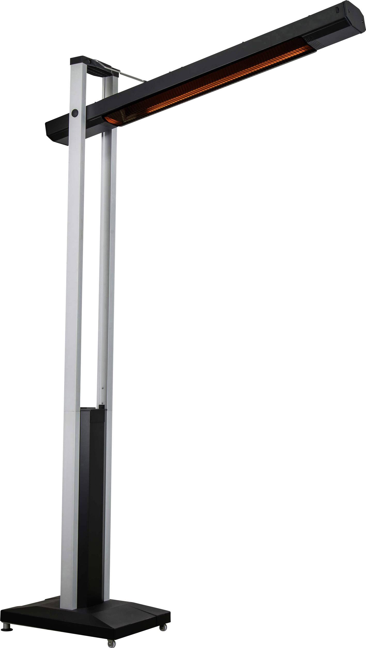 Silva Homeline 510020 IR-Kurzwellen-Strahler 1800W Silber (matt), Schwarz