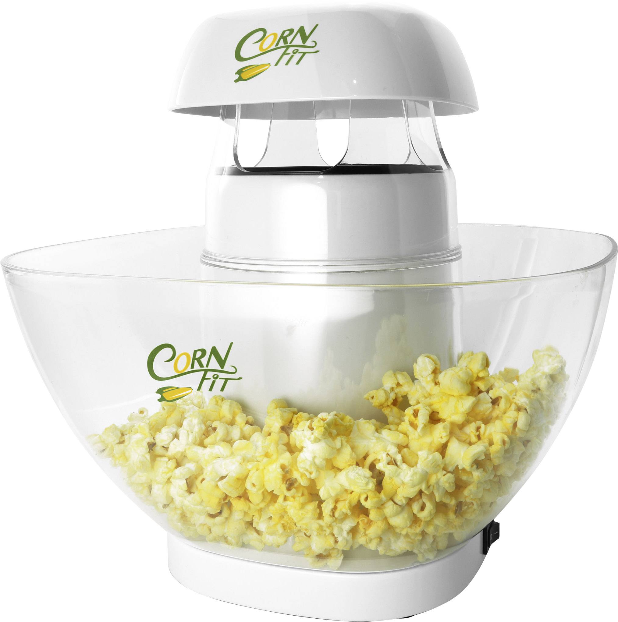 Cornfit PM 1160 428013 Popcorn-Maker Weiß, Glas