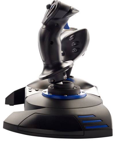 Thrustmaster T.Flight Hotas 4 Flugsimulator-Joystick USB PlayStation 4, PC Schwarz, Blau