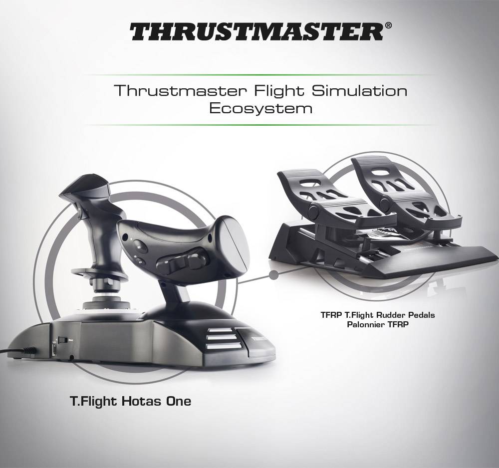 Thrustmaster T.Flight Hotas One Flugsimulator-Joystick Xbox One Schwarz