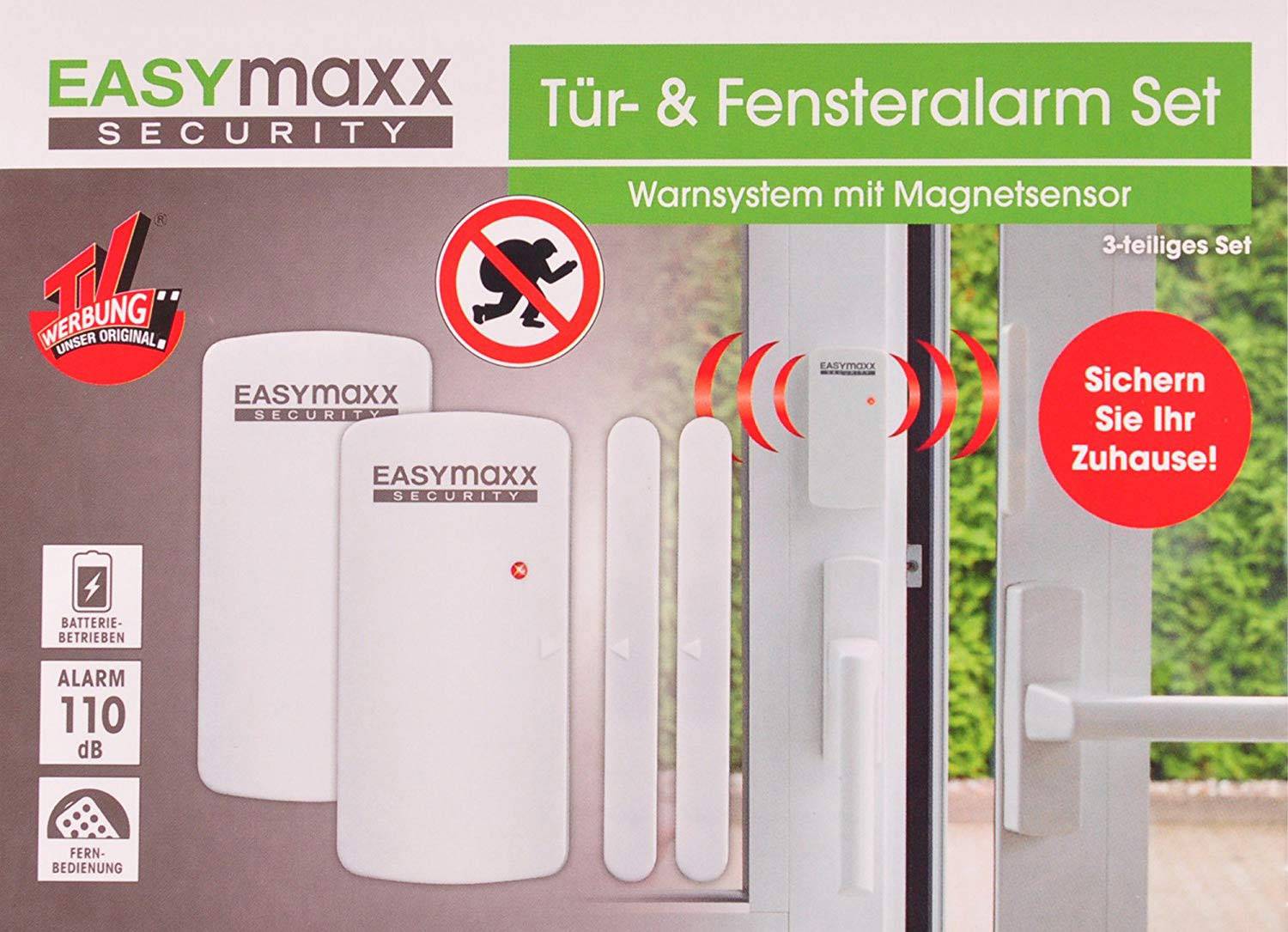 Easymaxx Security Tür-/Fensteralarm Weiß 2481