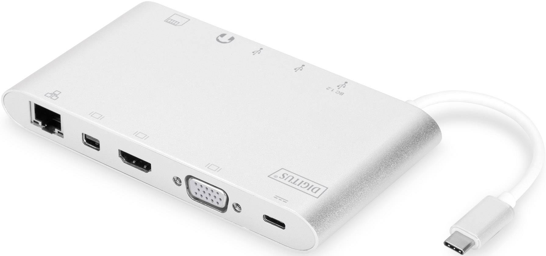 Digitus USB-C® Dockingstation Passend für Marke Dockingstations: Universal inkl. Ladefunktion