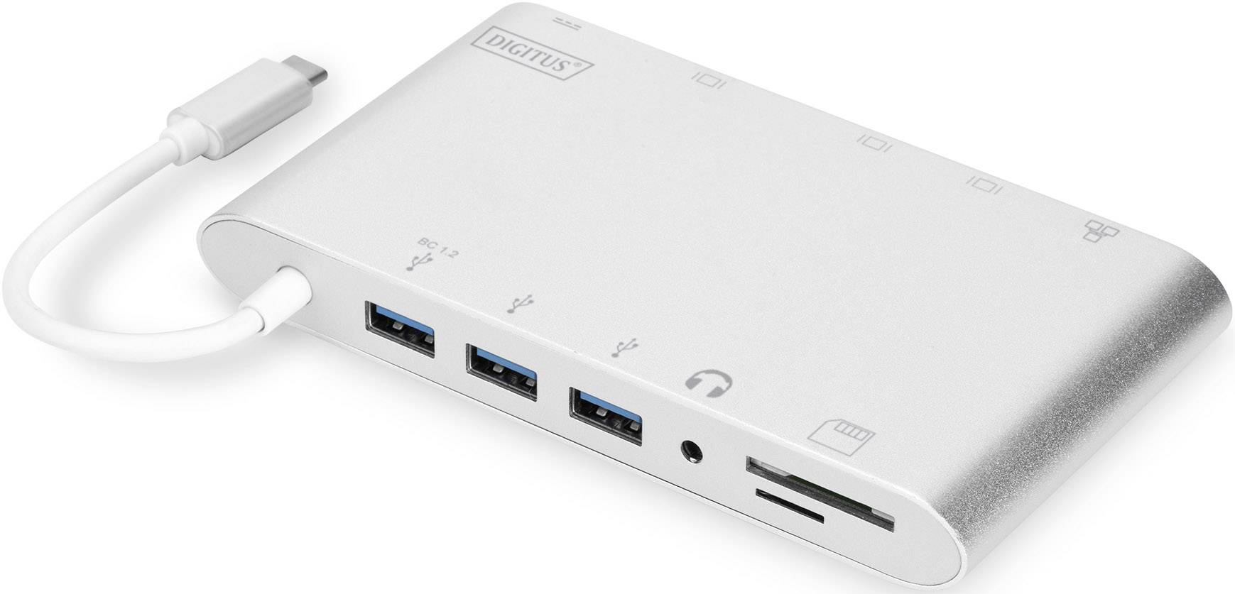 Digitus USB-C® Dockingstation Passend für Marke Dockingstations: Universal inkl. Ladefunktion