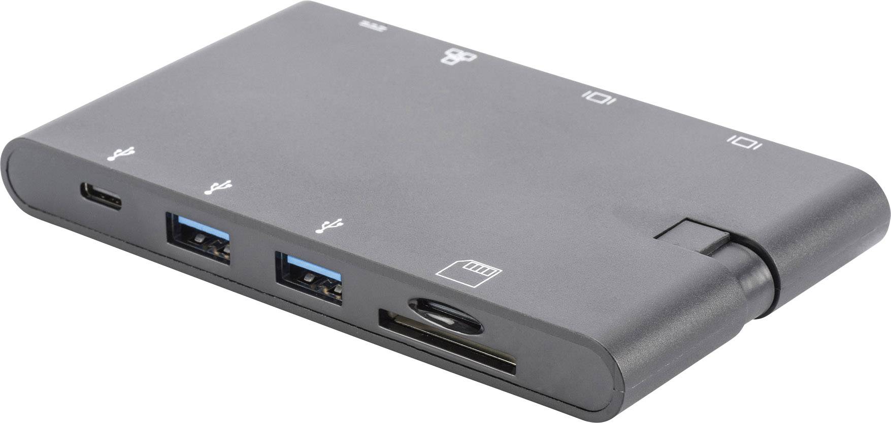 Digitus Notebook Dockingstation Passend für Marke: Universal inkl. Ladefunktion