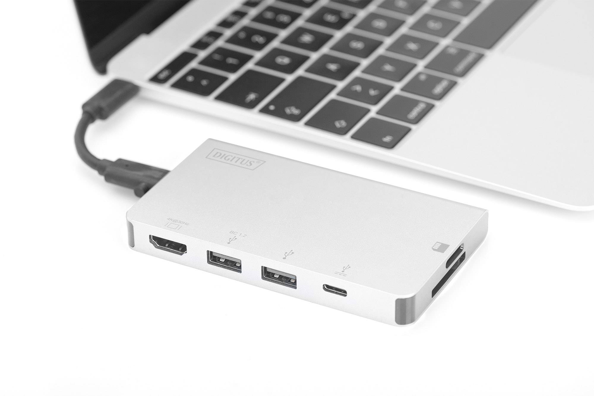 Digitus USB-C® Dockingstation Passend für Marke Dockingstations: Universal inkl. Ladefunktion