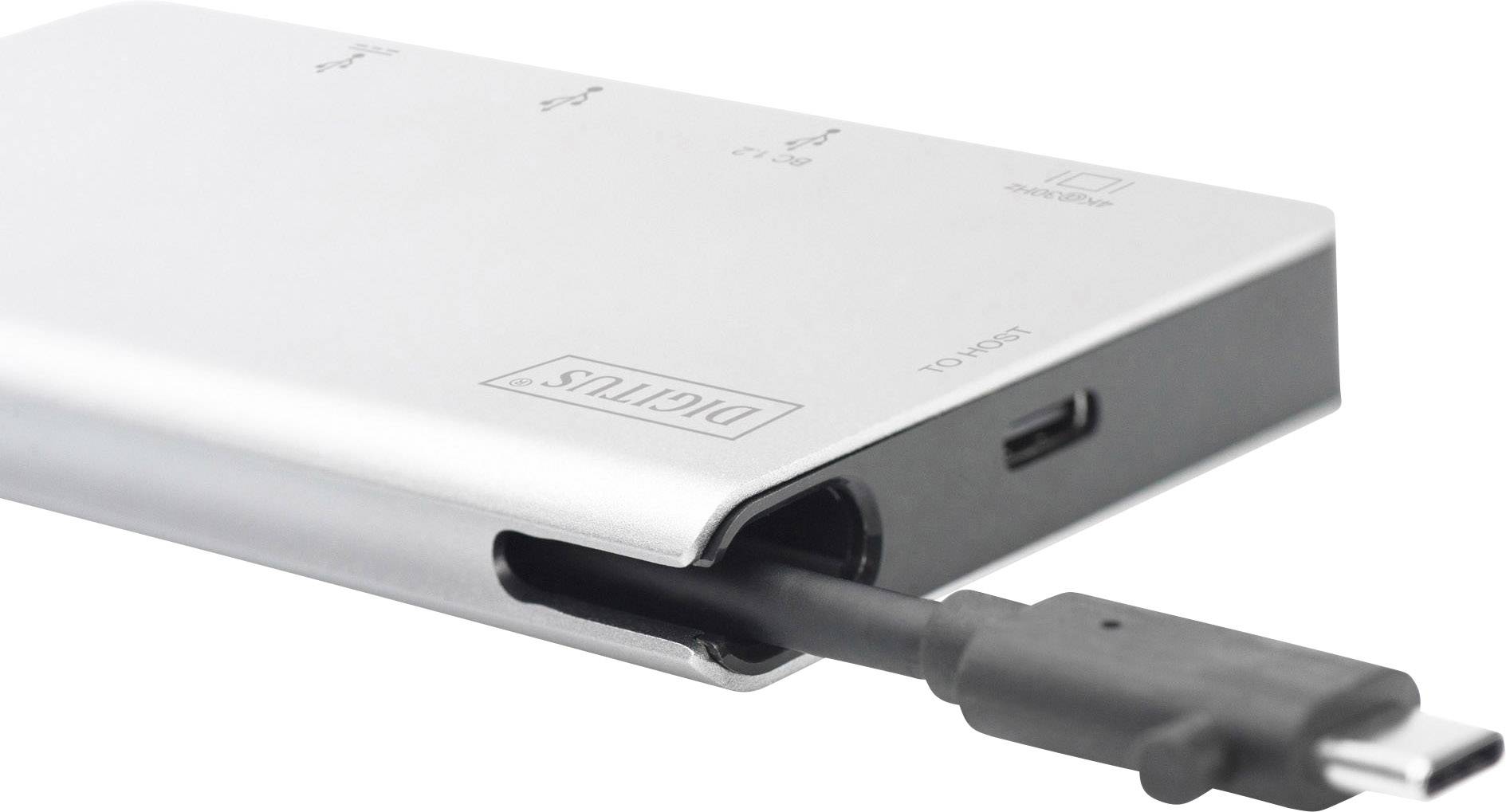 Digitus USB-C® Dockingstation Passend für Marke Dockingstations: Universal inkl. Ladefunktion