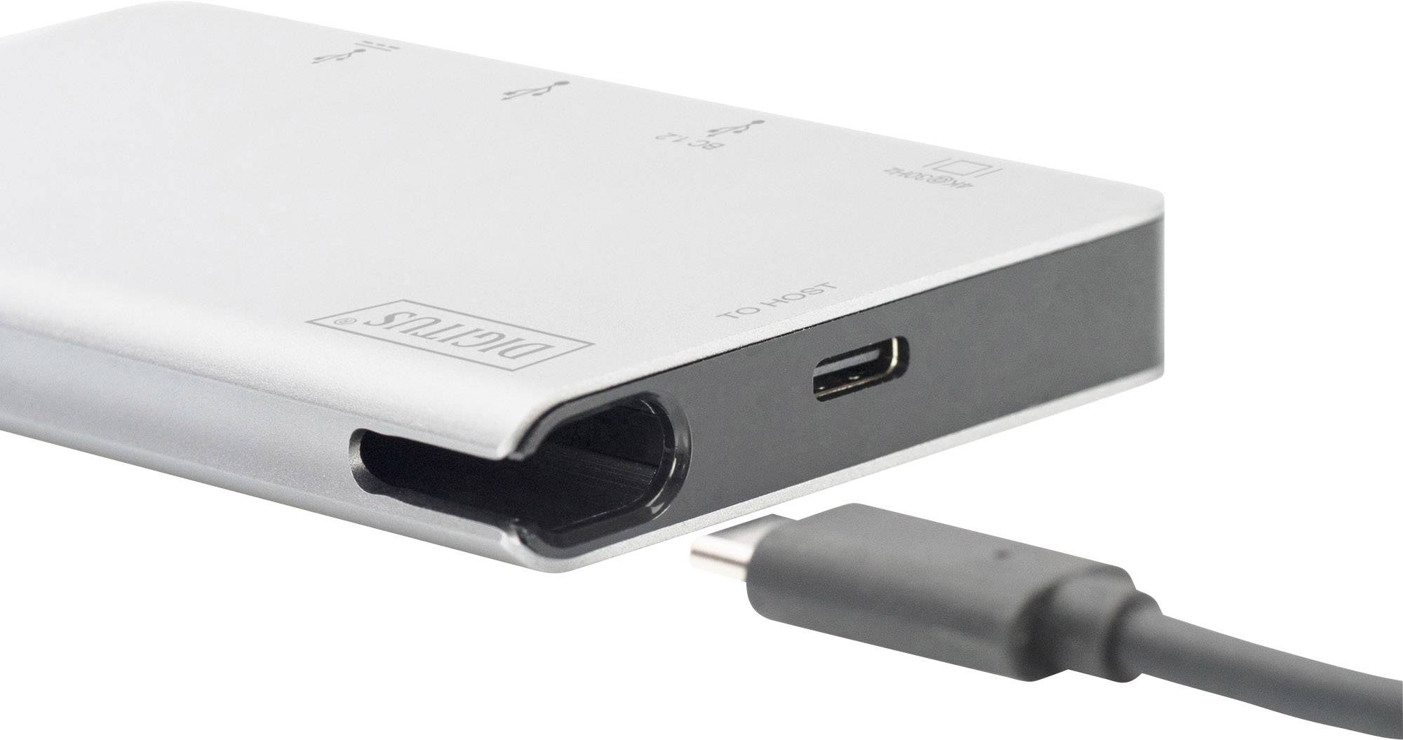 Digitus USB-C® Dockingstation Passend für Marke Dockingstations: Universal inkl. Ladefunktion