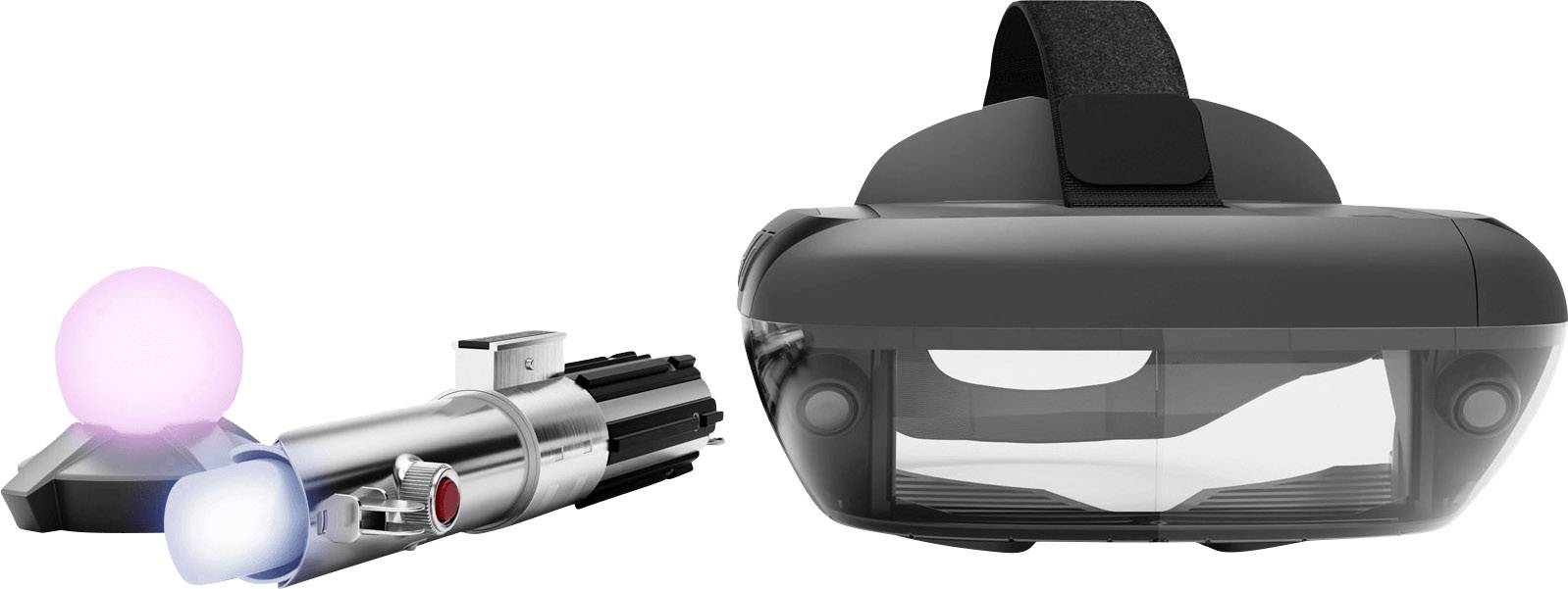 Lenovo AR-7561N Star Wars Jedi Challenge Augmented Reality Brille Schwarz inkl. Controller