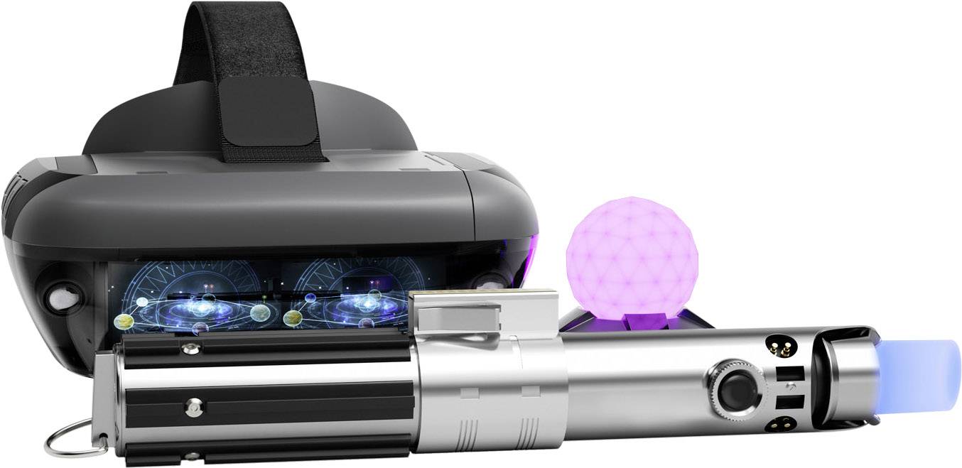 Lenovo AR-7561N Star Wars Jedi Challenge Augmented Reality Brille Schwarz inkl. Controller