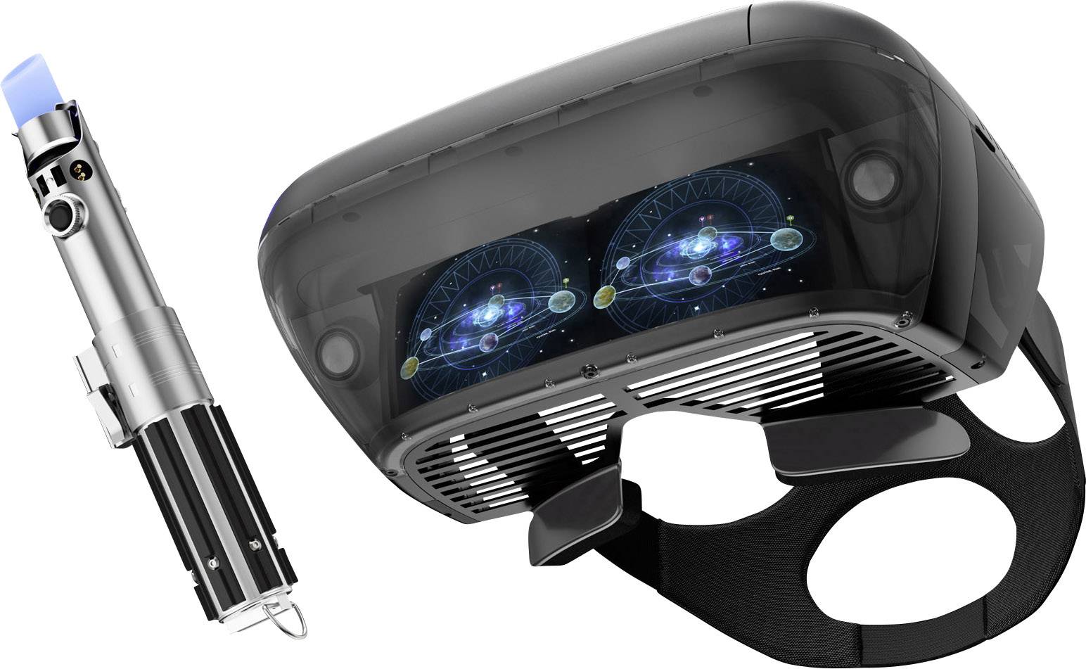 Lenovo AR-7561N Star Wars Jedi Challenge Augmented Reality Brille Schwarz inkl. Controller