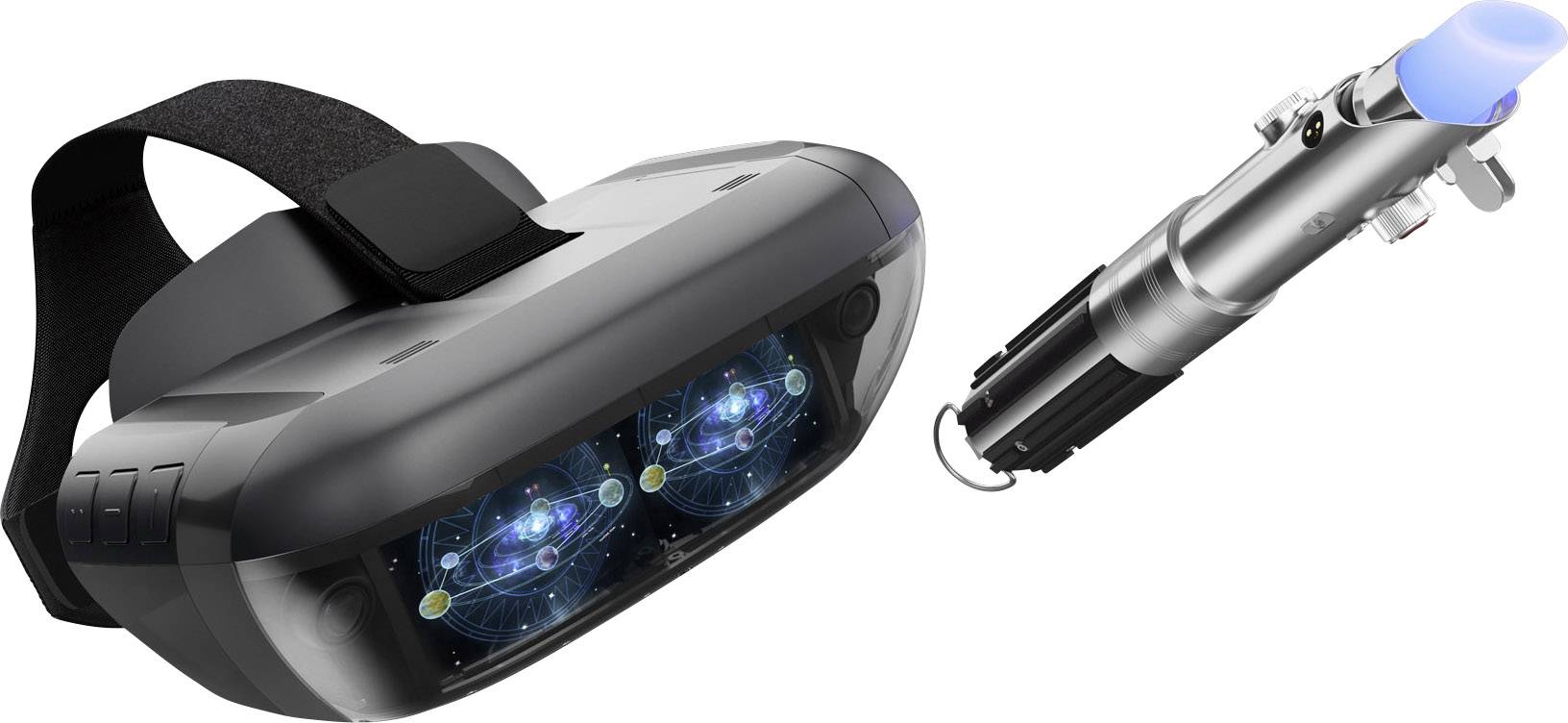 Lenovo AR-7561N Star Wars Jedi Challenge Augmented Reality Brille Schwarz inkl. Controller