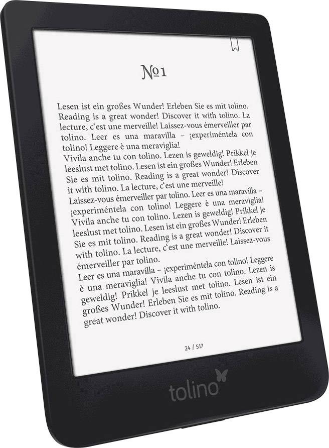 Tolino shine 3 eBook-Reader 15.2 cm (6 Zoll) Schwarz